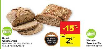 Carrefour Market Brood carrefour bio aanbieding