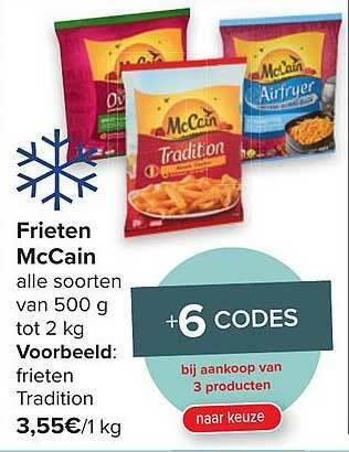 Carrefour Frieten mccain aanbieding