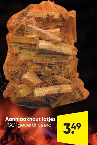 Aanmaakhout latjes
