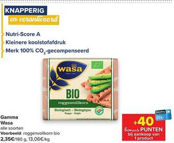 Carrefour Gamma wasa aanbieding