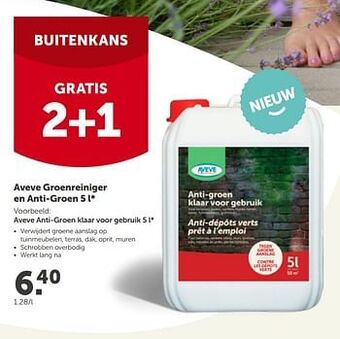 Aveve anti-groen klaar voor gebruik 5 l