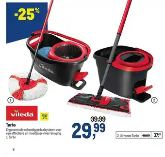 Makro Vileda turbo aanbieding