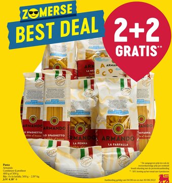 Delhaize Pasta aanbieding