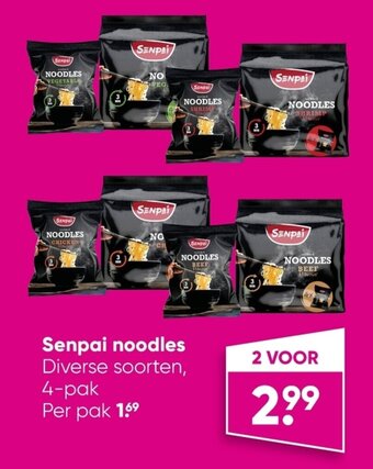 Big Bazar Senpai noodles aanbieding
