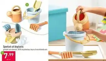 ALDI Speelset uit bioplastic aanbieding