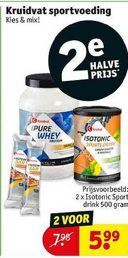 Kruidvat Kruidvat sportvoeding aanbieding