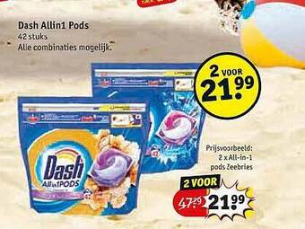 Kruidvat Dash a0llin1 pods aanbieding