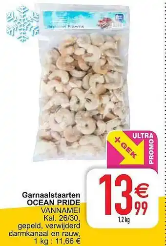Cora Garnaalstaarten ocean pride vannamei 1.2 kg aanbieding