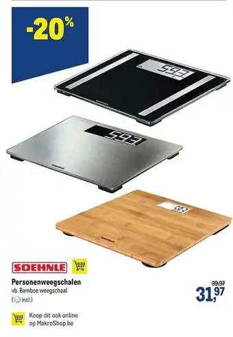 Soehnle personenweegschalen