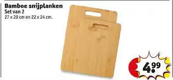 Bamboe snijplanken
