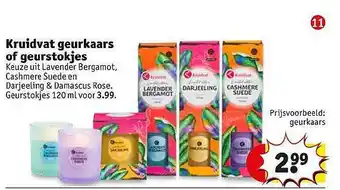 Kruidvat geurkaars of geurstokjes