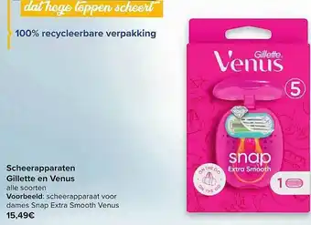 Carrefour Market Scheerapparaten gillette en venus aanbieding