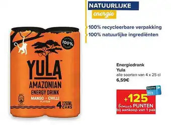 Carrefour Market Energiedrank yula aanbieding