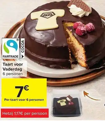 Taart voor vaderdag