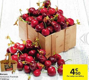 Carrefour Kersen 600 g aanbieding