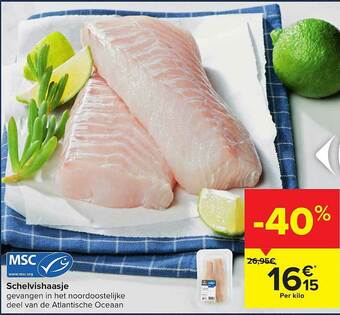 Carrefour Schelvishaasje aanbieding