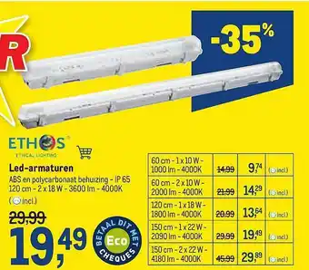 Ethos led-armaturen