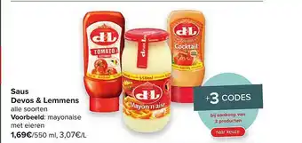 Saus devos & lemmens 550 ml
