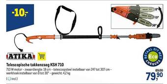 Atika telescopische takkenzaag ksh 710