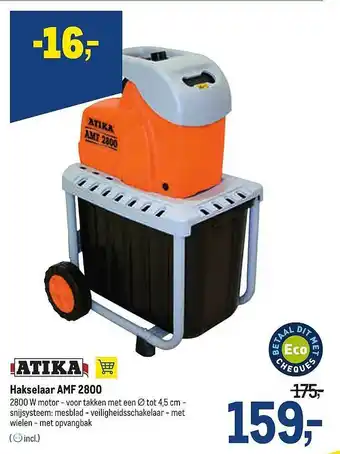 Atika hakselaar amf 2800