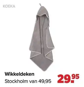 Wikkeldeken stockholm