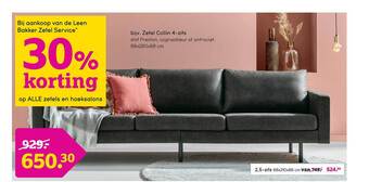 Leen Bakker Zetels en hoeksalons aanbieding