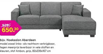 Leen Bakker Hoeksalon aberdeen aanbieding
