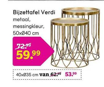 Leen Bakker Bijzettafel verdi aanbieding