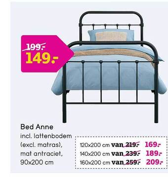 Leen Bakker Bed anne aanbieding