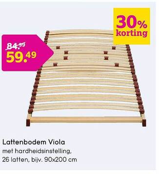 Leen Bakker Lattenbodem viola aanbieding