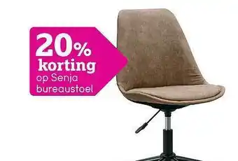 Leen Bakker Senja bureaustoel aanbieding