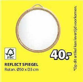 Jysk Reflect spiegel aanbieding