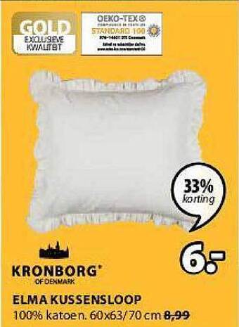 Jysk Elma kussensloop aanbieding