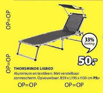 Jysk Thorsminde ligbed aanbieding