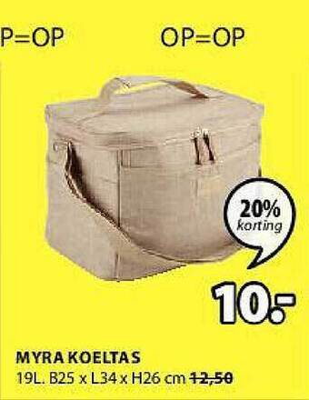 Jysk Myra koeltas aanbieding
