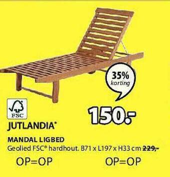 Jysk Mandal ligbed aanbieding