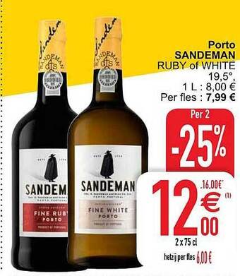 Cora Porto Sandeman aanbieding