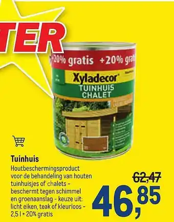 Makro Tuinhuis Xyladecor aanbieding