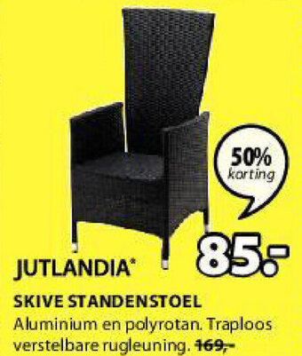 Jysk Jutlandia Skive Standenstoel aanbieding