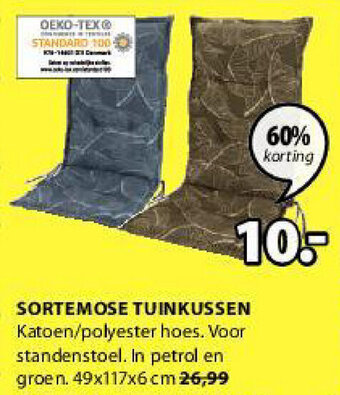 Jysk Sortemose Tuinkussen aanbieding