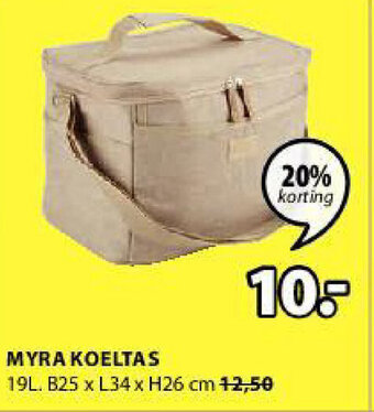 Jysk Myra Koeltas aanbieding