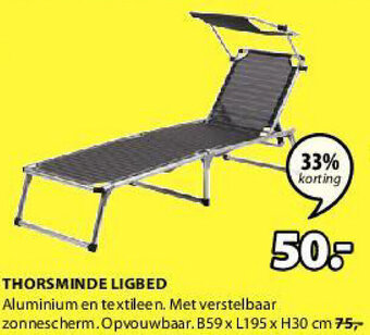 Jysk Thorsminde Ligbed aanbieding