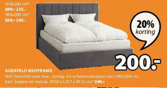 Jysk Agerfeld Bedframe aanbieding