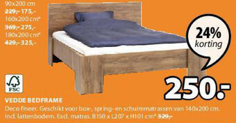 Jysk Vedde Bedframe aanbieding