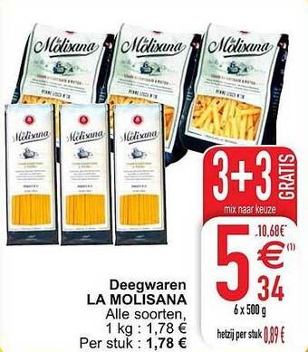 Cora Deegwaren La Molisana aanbieding