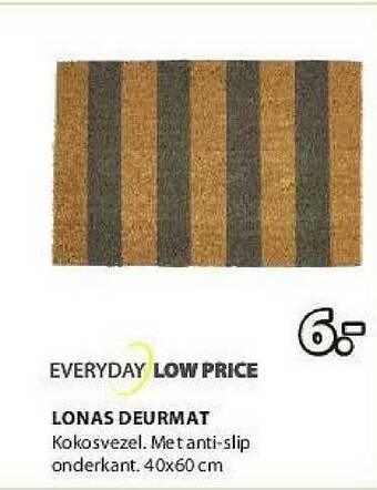 Jysk Lonas Deurmat aanbieding