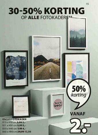 Jysk Oscar Fotokader aanbieding