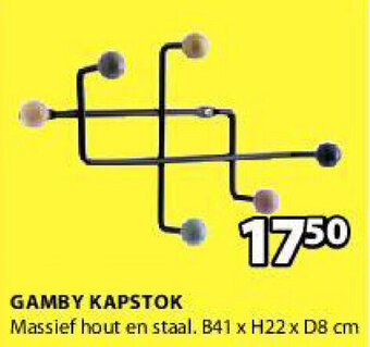 Jysk Gamby Kapstok aanbieding