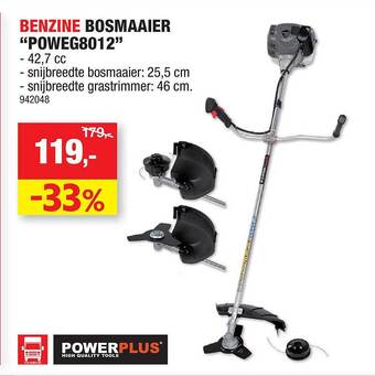 Hubo Benzine bosmaaier aanbieding