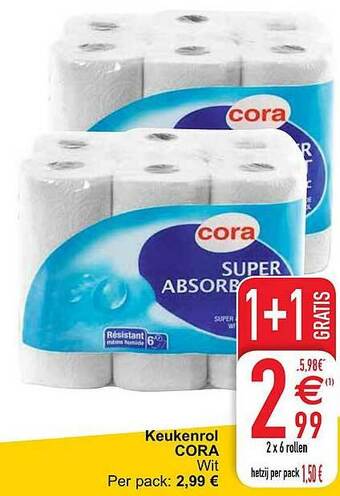 Cora Keukenrol Cora aanbieding